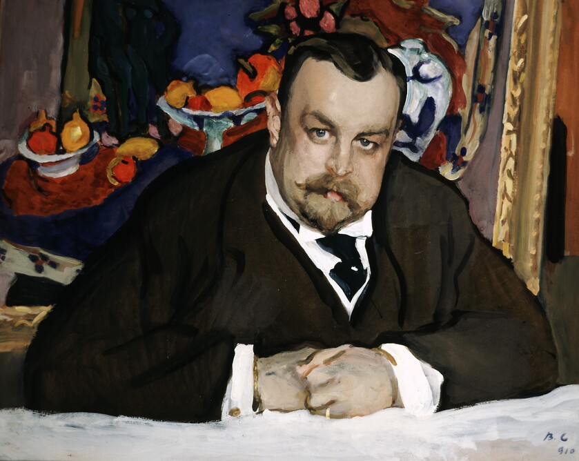 Valentin-Serov-Portrait-du-collectionneur-de-la-peinture-moderne-russe-et-francaise-Ivan-Abramovitch-Morozov-Moscou-1910