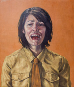 Laughing With My Mouth Full, 2012 Roxana Halls. Oil on linen